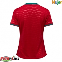 Camiseta Portugal Primera Equipación para mujer Mundial 2026 manga corta
